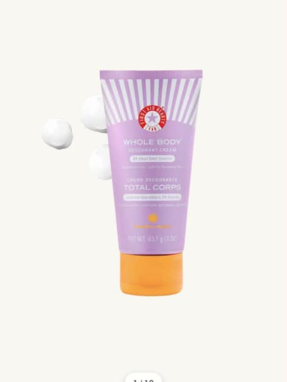 FIRST AID BEAUTY Whole Body Deodorant Cream